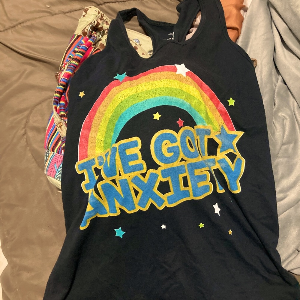 I’VE GOT ANXIETY tank top! So cute!
